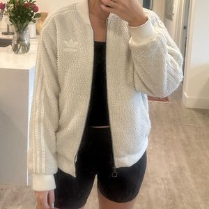 Adidas sherpa jacket
